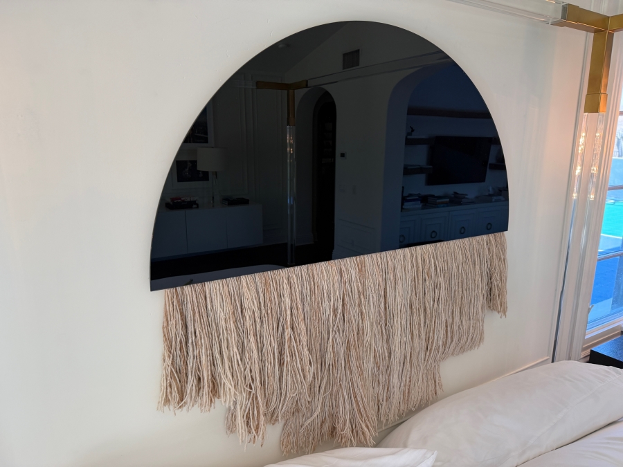 Half Moon Mirror Created by the Design Studio Ben & Aja Blanc 46'W X 43'H Retails $3,200 [Photo 3]
