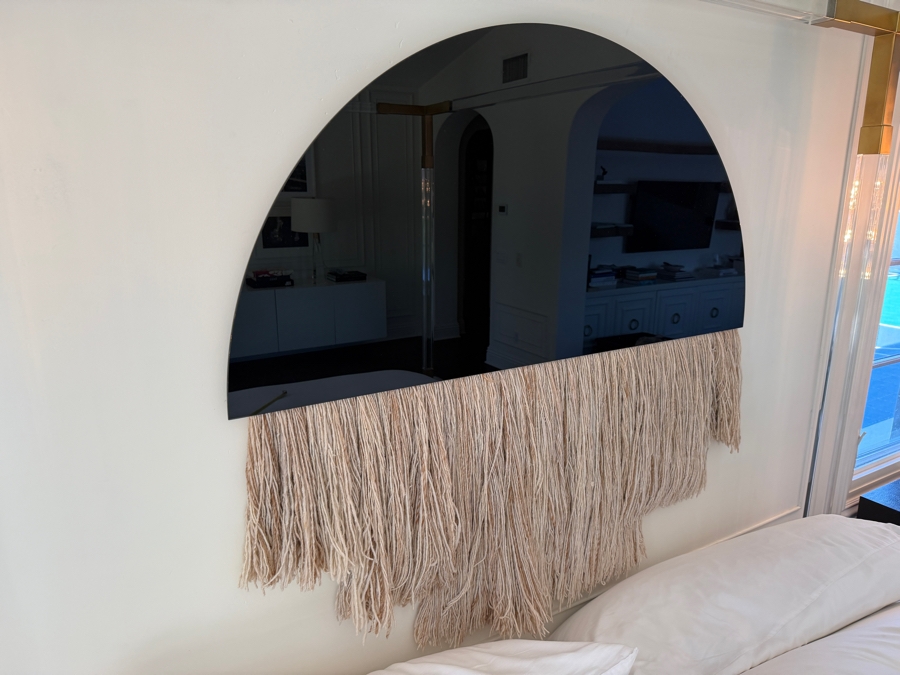 Half Moon Mirror Created by the Design Studio Ben & Aja Blanc 46'W X 43'H Retails $3,200 [Photo 4]