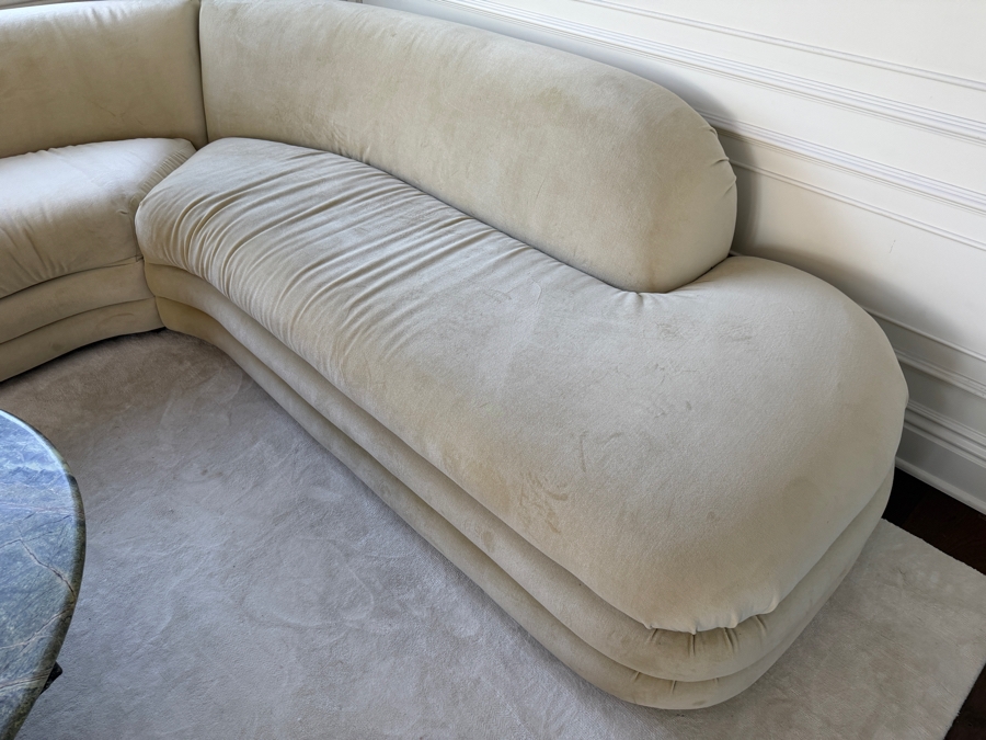Vintage Vladimir Kagan Sectional Sofa by Directional 108' X 108' X 36'D [Photo 3]