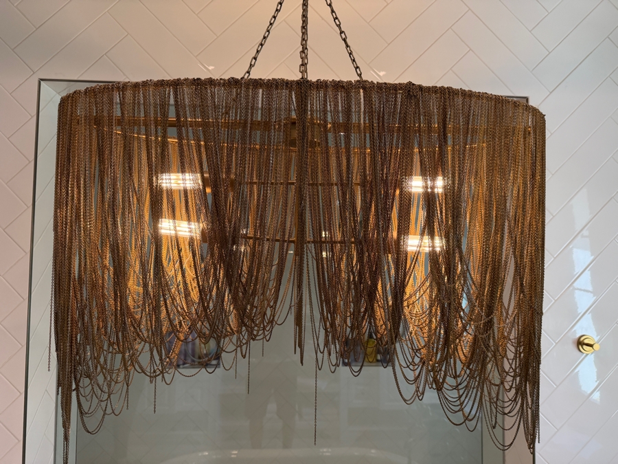Layla Pendant Light Fixture by Arteriors Home 36W X 16D X 46H Retails $5,775 [Photo 2]