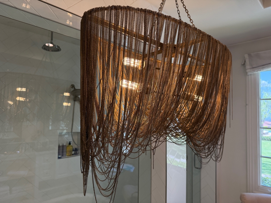 Layla Pendant Light Fixture by Arteriors Home 36W X 16D X 46H Retails $5,775 [Photo 3]