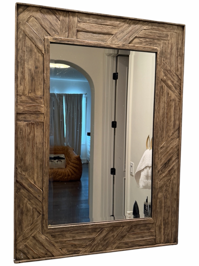 Uttermost Fortuo Driftwood Wall Mirror 31 1/2' x 43 1/2'