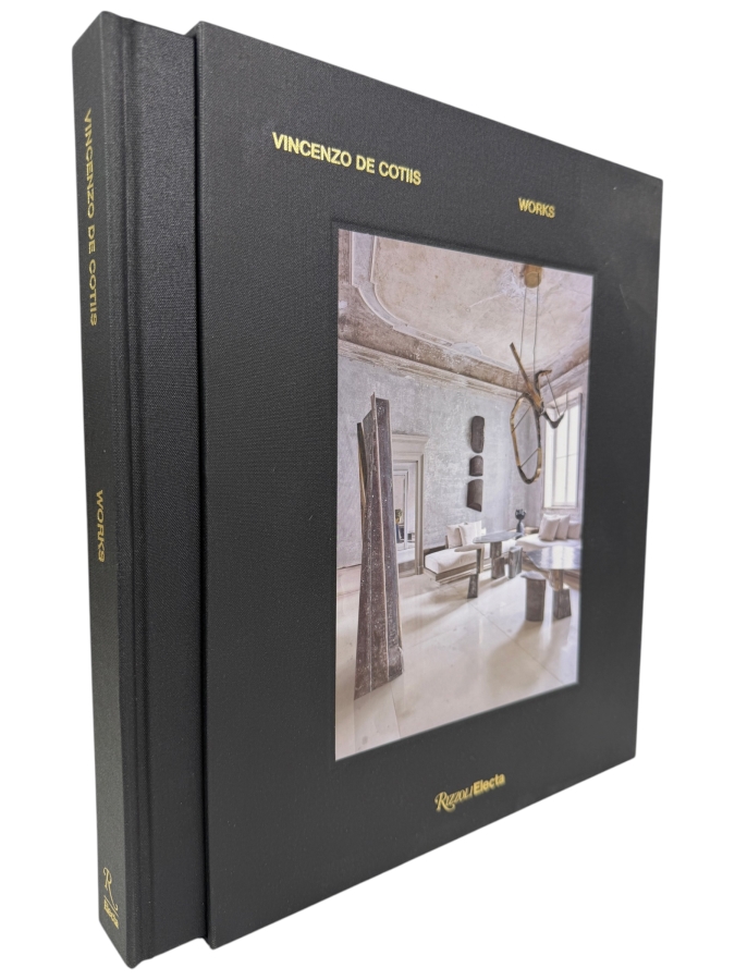 Luxury Interior and Furniture Design Monograph Hardcover Book Titled Vincenzo de Cotiis: Works by Anne Bony, Tom Delavan, and Joseph Grima Retails $75