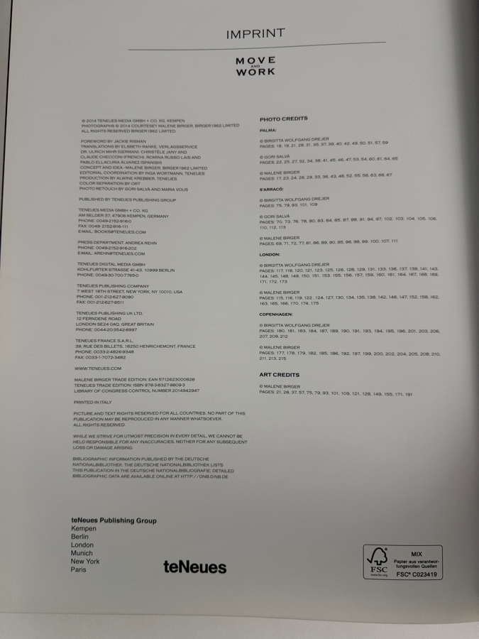 Luxury Interior Design Book Move and Work by Danish Designer Malene Birger Retails $95.00 [Photo 7]