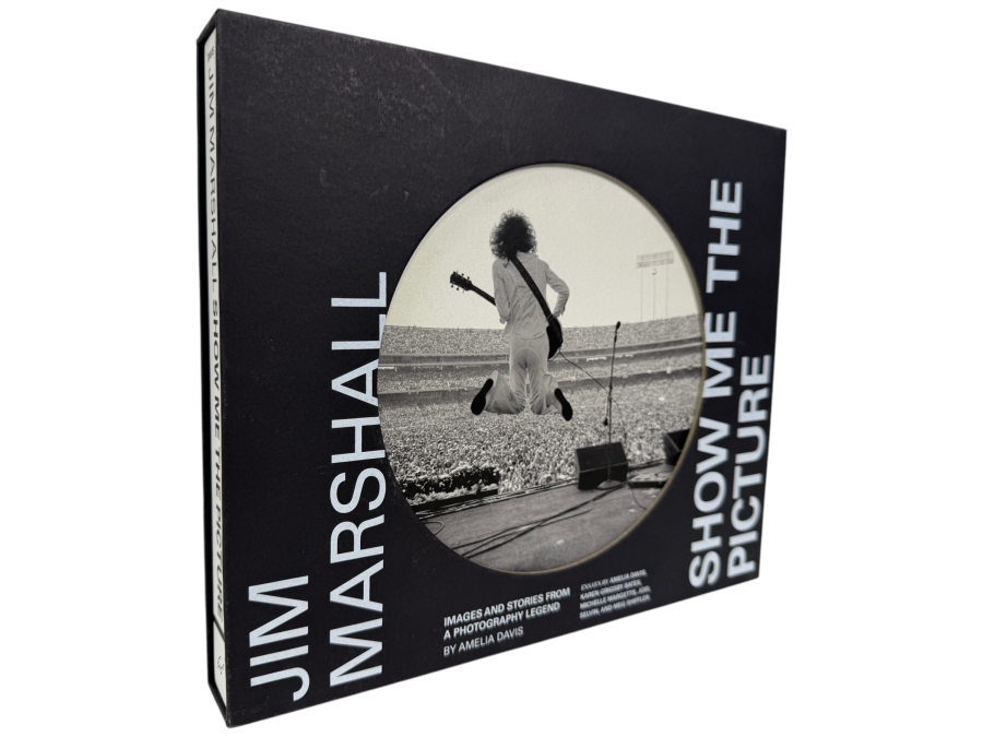Hardcover Book Jim Marshall: Show Me the Picture by Amelia Davis Retails $55