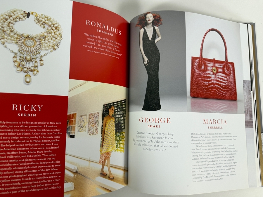 Hardcover Art and Fashion Book Impact: 50 Years of the CFDA Written by Patricia Mears Retails $65 [Photo 4]