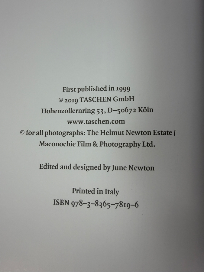 20th Anniversary Edition of Helmut Newton’s SUMO Photography Book 2019 Retails $150 [Photo 9]
