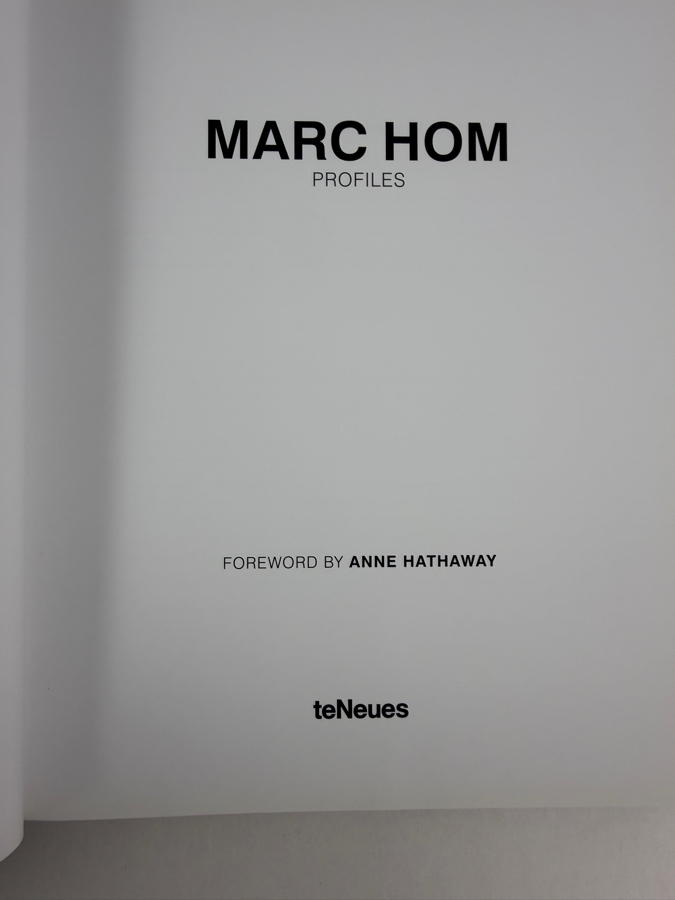 Hardcover Photography Book Profiles by Acclaimed Photographer Marc Hom Published by teNeues in 2016 Retails $95 [Photo 3]