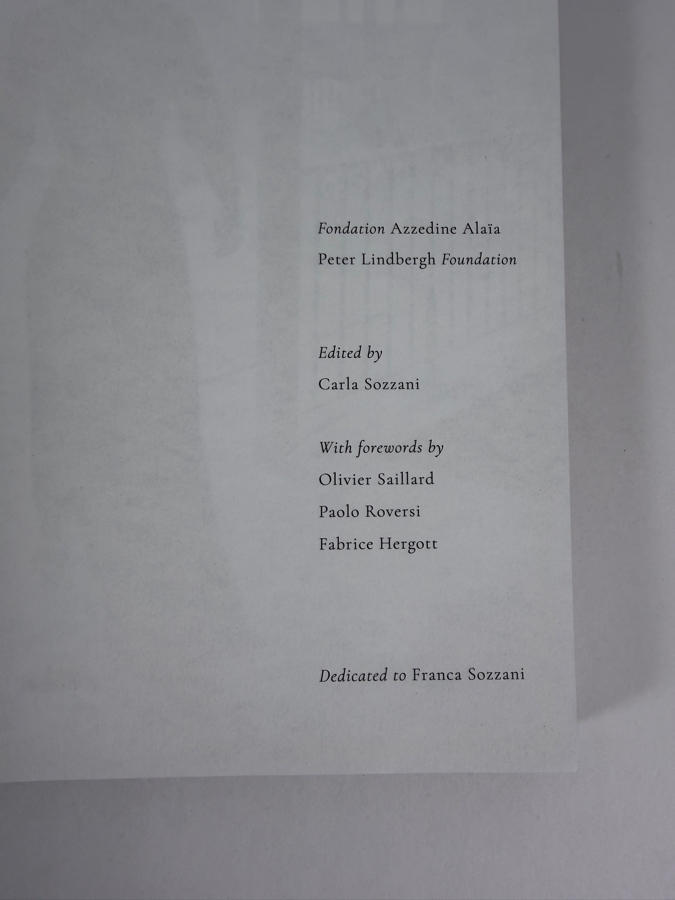 Peter Lindbergh Azzedine Alaia Hardcover Photography Book Published by Taschen Retails $80 [Photo 4]