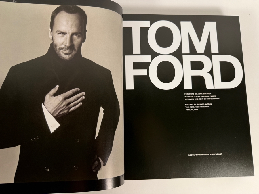 Iconic Tom Ford Hardcover Coffee Table Book by Tom Ford and Bridget Foley Published by Rizzoli Retails $140 [Photo 4]