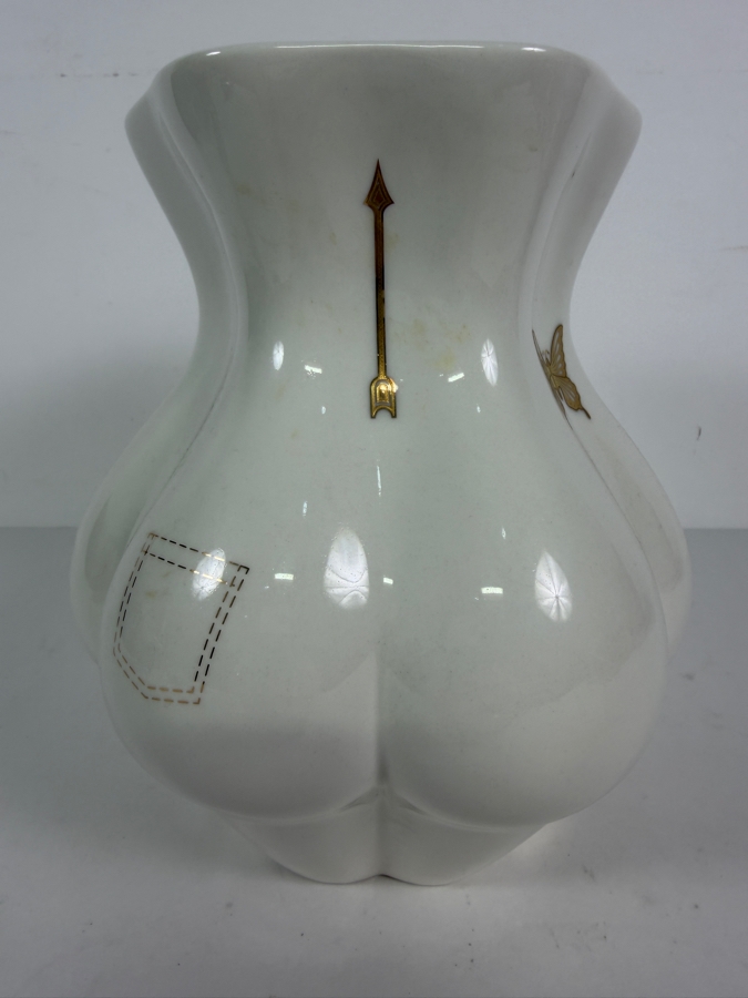 Jonathan Adler Gilded Muse Kiki's Derriere Vase 9'H Retails $260 [Photo 4]