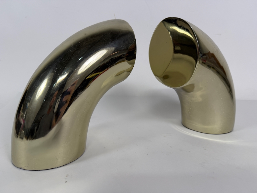 CB2 JF Tubular Bookends 13.5W X 7.5H [Photo 3]