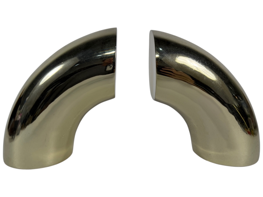 CB2 JF Tubular Bookends 13.5W X 7.5H