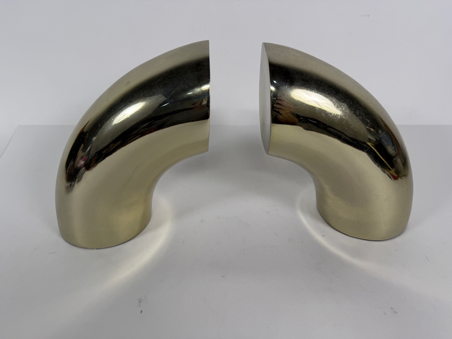 CB2 JF Tubular Bookends 13.5W X 7.5H [Photo 2]
