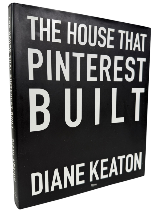 Hardcover Book The House That Pinterest Built by Actress and Author Diane Keaton Retails $65