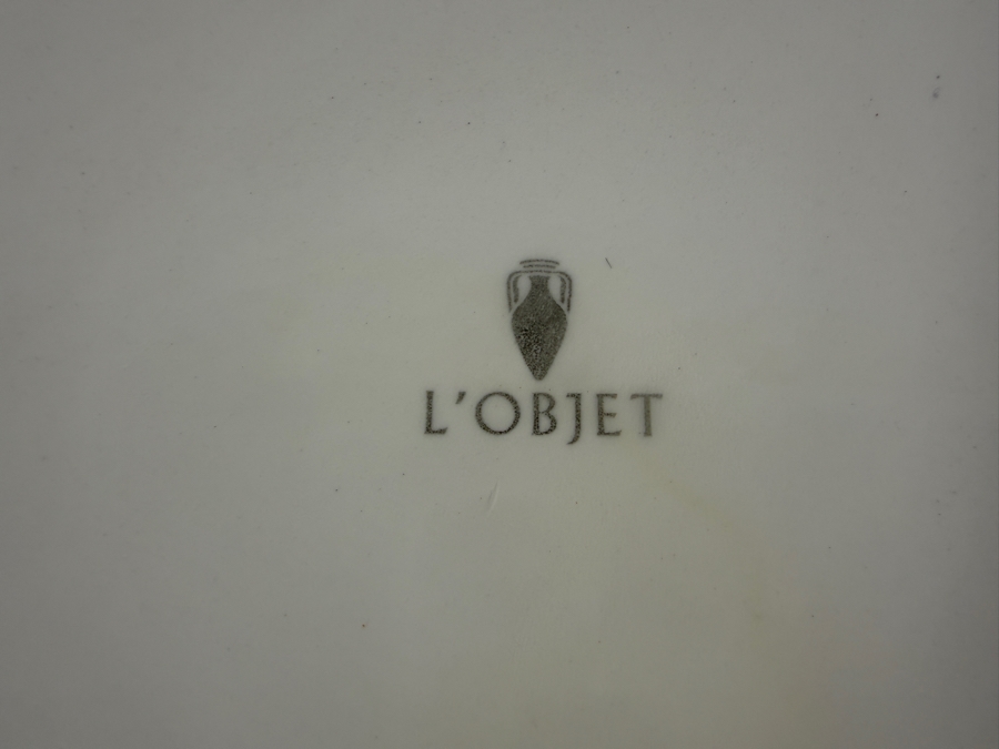  L'Objet Cubisme Large Round Box 9'W X 5.5'H [Photo 7]
