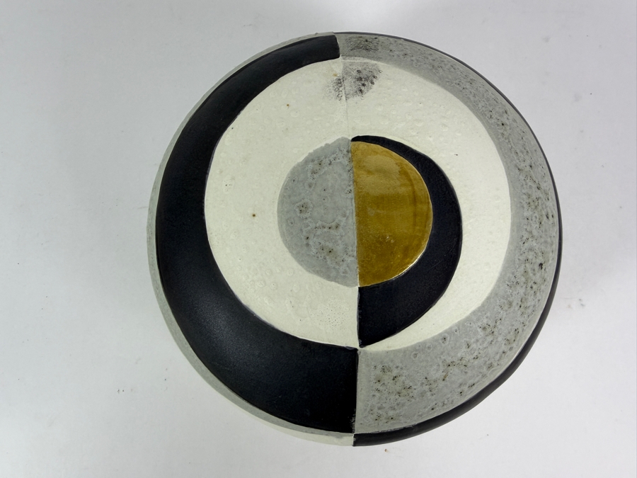  L'Objet Cubisme Large Round Box 9'W X 5.5'H [Photo 4]