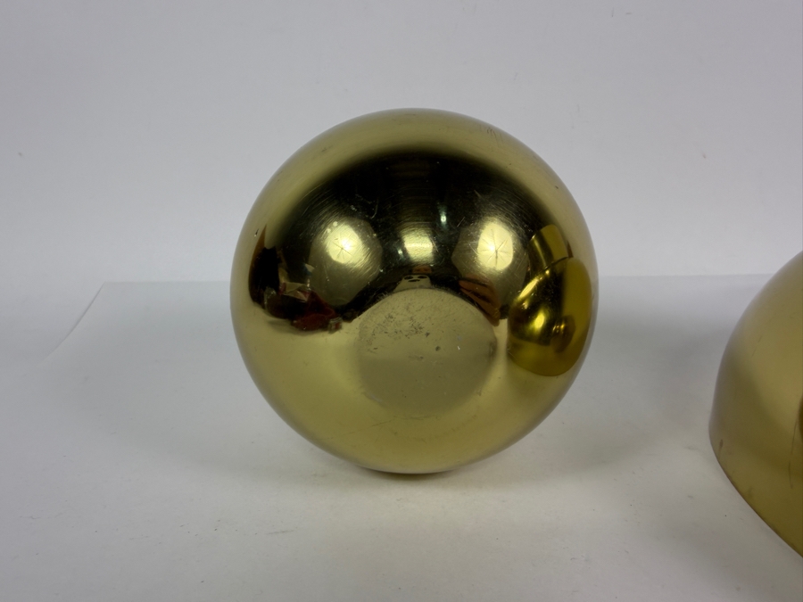 Brass Williams-Sonoma Footed Bowl 6.25'H and Brass Vase 6'H [Photo 7]