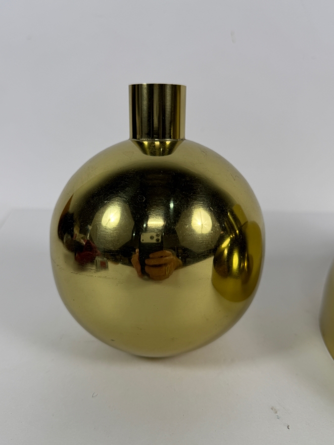 Brass Williams-Sonoma Footed Bowl 6.25'H and Brass Vase 6'H [Photo 5]
