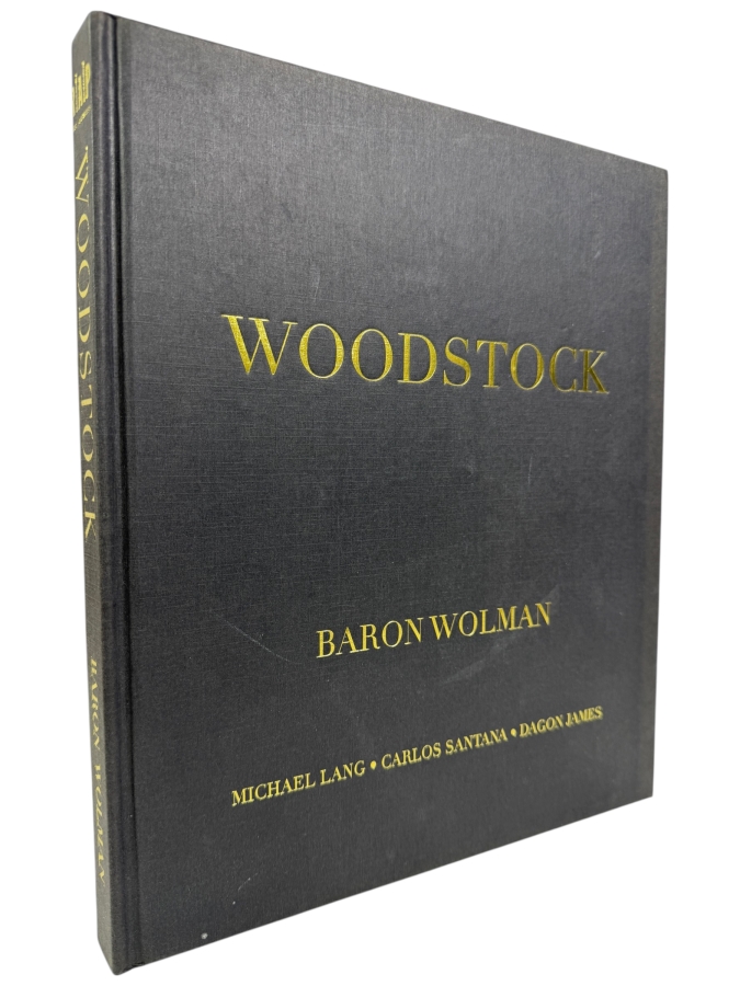 Hardcover Book Woodstock by Baron Wolman, Dagon James, Michael Lang, and Carlos Santana Published by Reel Art Press
