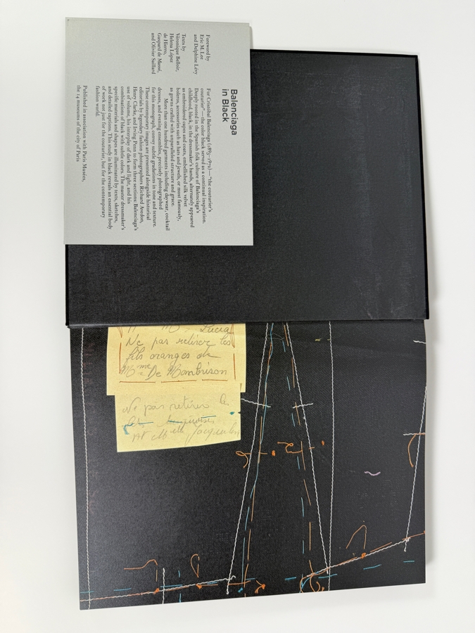 Balenciaga in Black Hardcover Coffee Table Book Retails $65 [Photo 3]