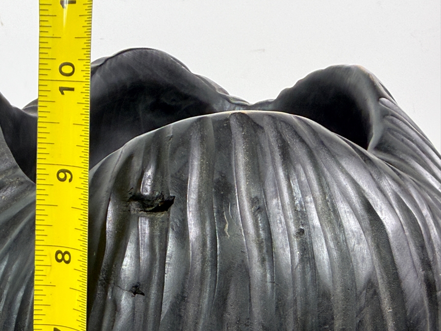 Indonesian Carved Wooden Bowl 11'W X 9.5'H [Photo 11]