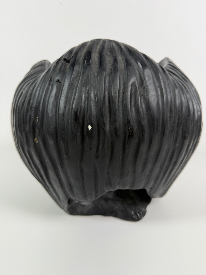 Indonesian Carved Wooden Bowl 11'W X 9.5'H [Photo 4]