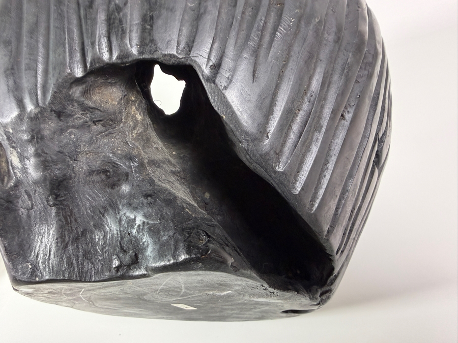 Indonesian Carved Wooden Bowl 11'W X 9.5'H [Photo 9]