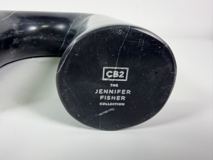 CB2 Polished Black Marble JF Nimble Object The Jennifer Fisher Collection 8'W X 8'H [Photo 6]