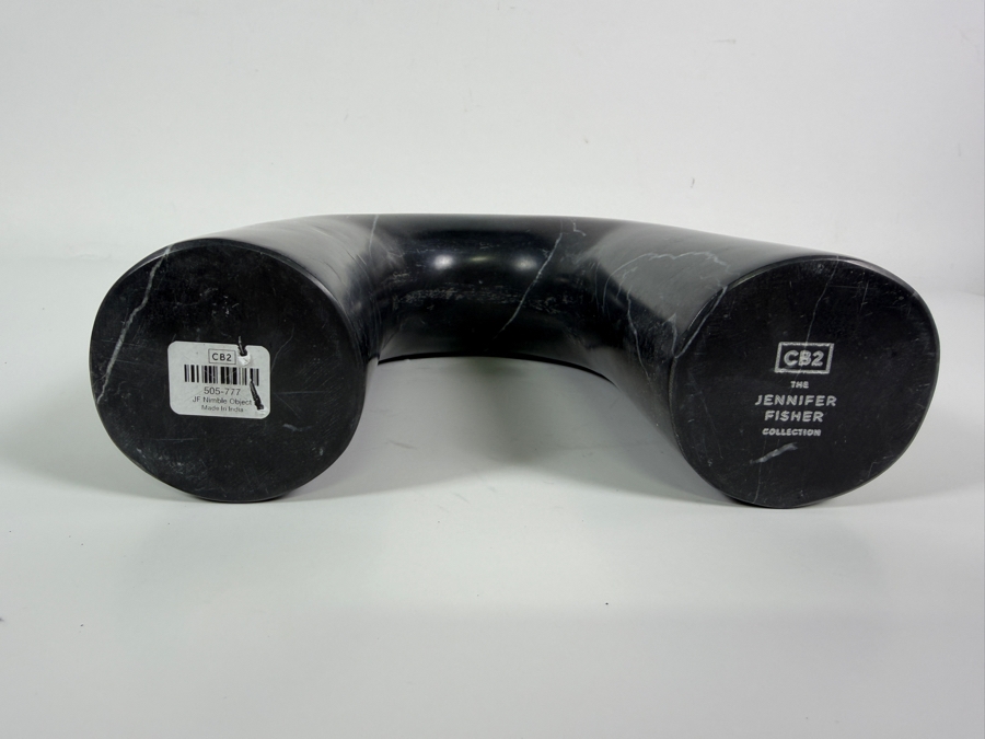 CB2 Polished Black Marble JF Nimble Object The Jennifer Fisher Collection 8'W X 8'H [Photo 5]