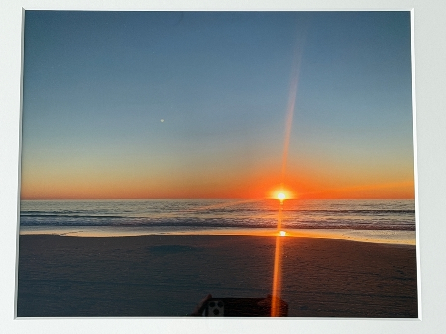 Framed Coastal Sunset Print 26 X 22 [Photo 2]