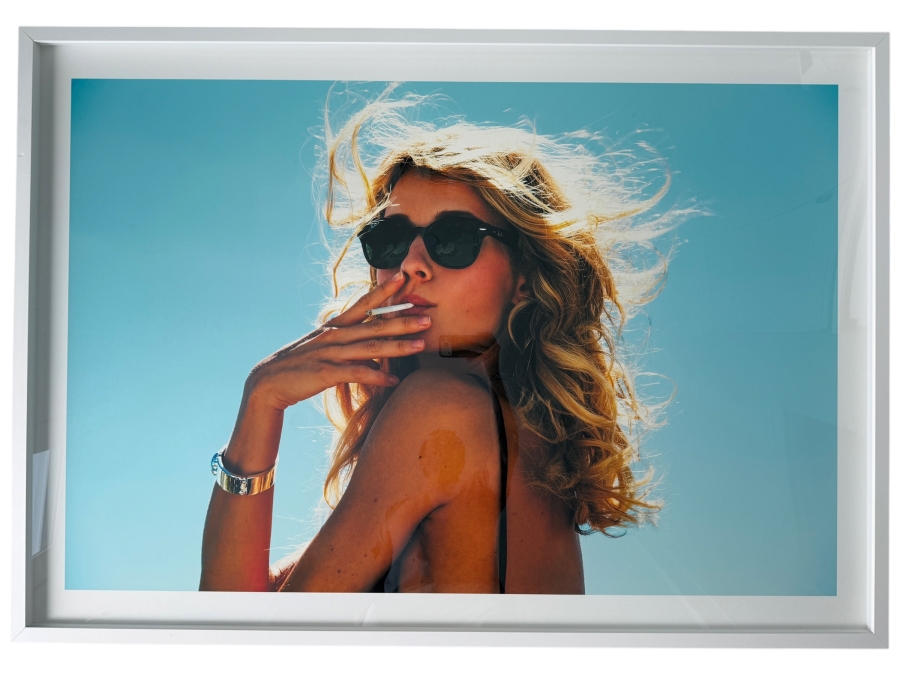 House of Spoils 'Rich Girl' Print by Neave Bozorgi Framed 55' X 39.5' Retails $750