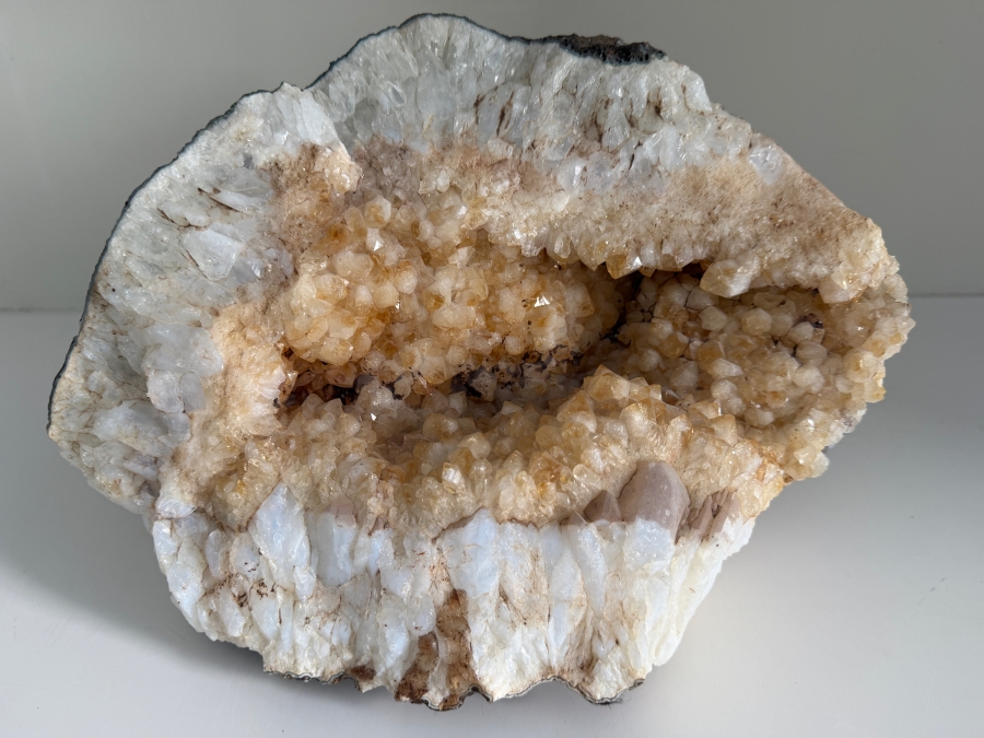 Large Natural Quartz and Calcite Geode Cluster 12.5'W X 11'D X 8'H [Photo 2]