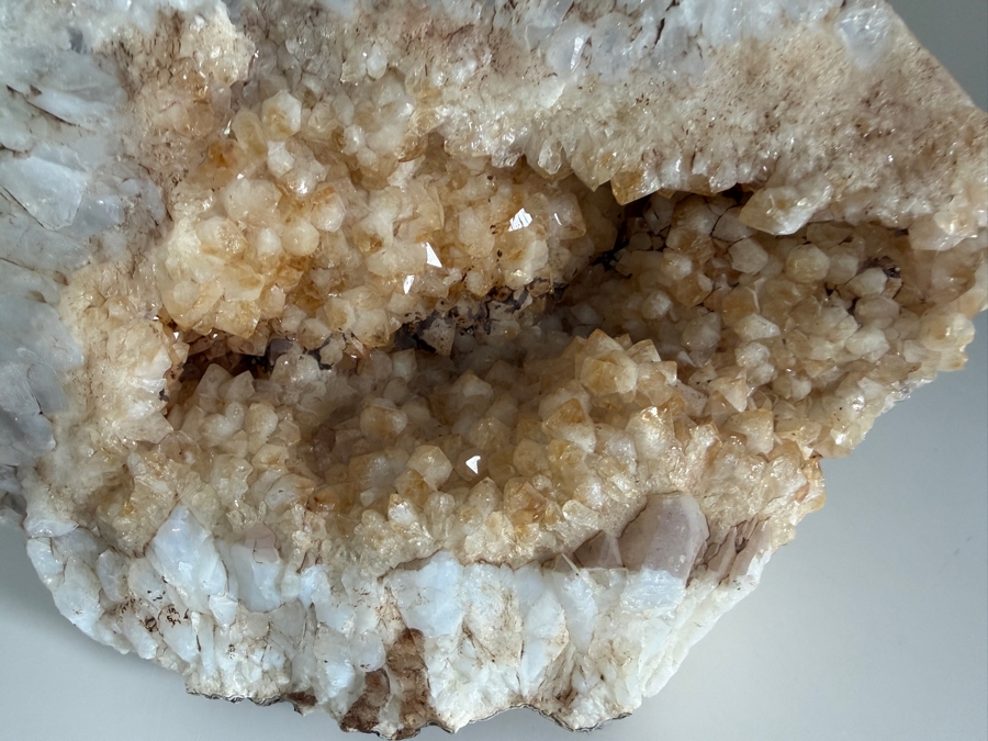 Large Natural Quartz and Calcite Geode Cluster 12.5'W X 11'D X 8'H [Photo 5]