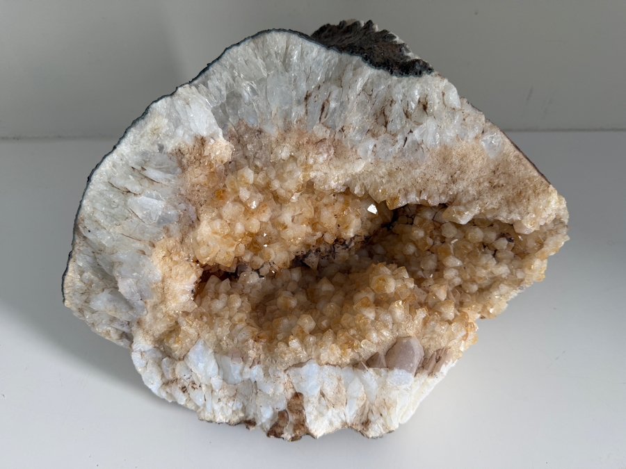 Large Natural Quartz and Calcite Geode Cluster 12.5'W X 11'D X 8'H [Photo 3]