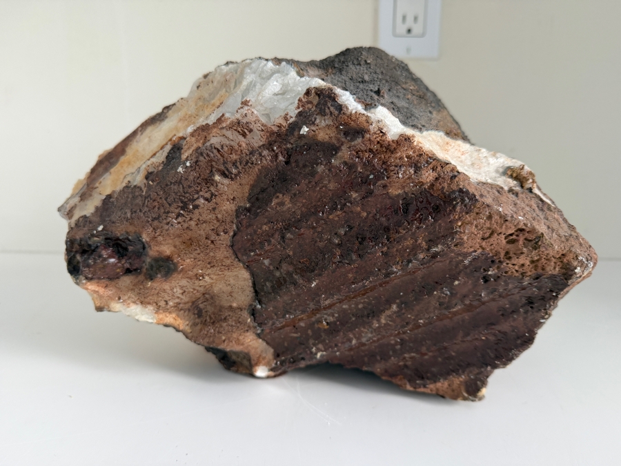 Large Natural Quartz and Calcite Geode Cluster 12.5'W X 11'D X 8'H [Photo 10]