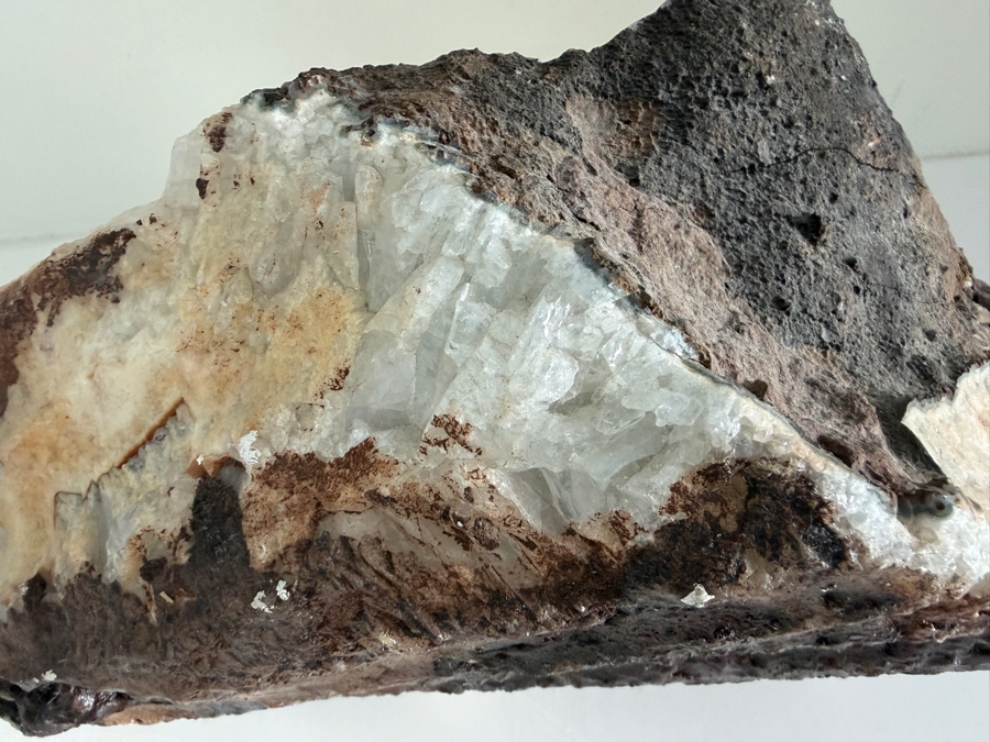 Large Natural Quartz and Calcite Geode Cluster 12.5'W X 11'D X 8'H [Photo 11]