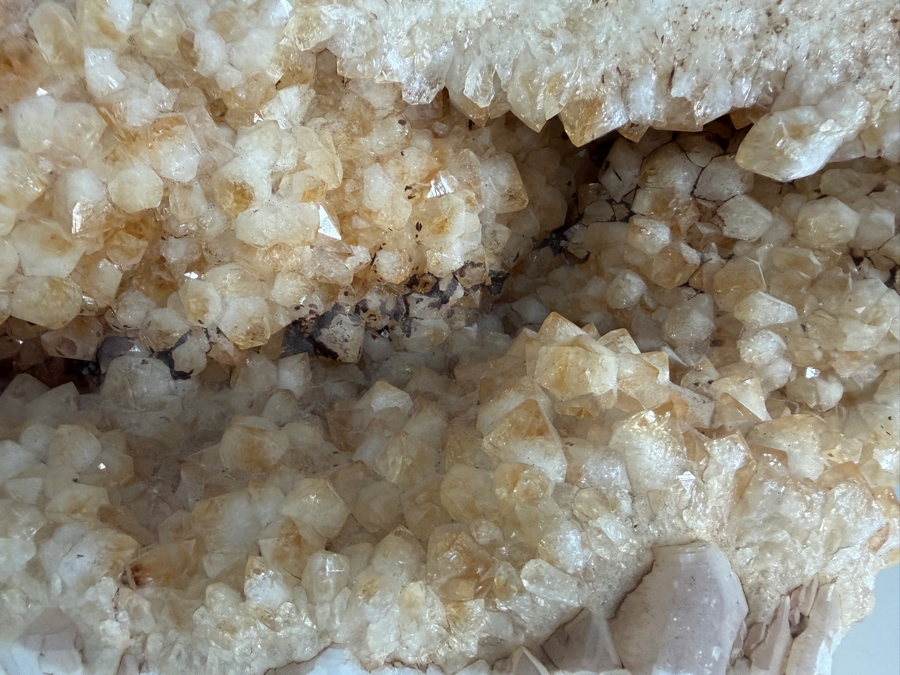 Large Natural Quartz and Calcite Geode Cluster 12.5'W X 11'D X 8'H [Photo 4]