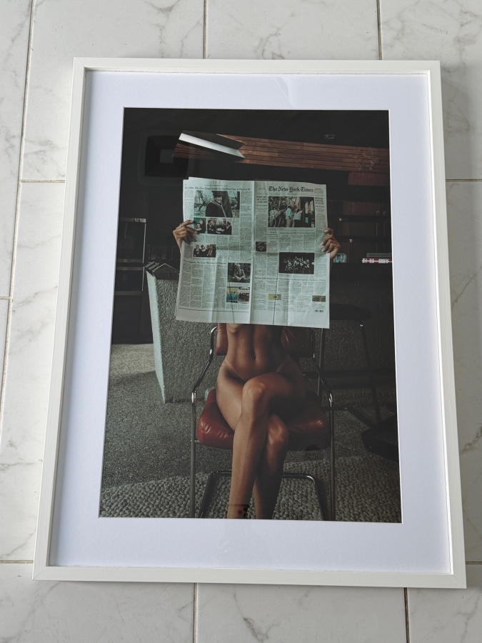 House of Spoils The Daily by Clint Robert Framed 24 X 33.5 Retails $485 [Photo 3]