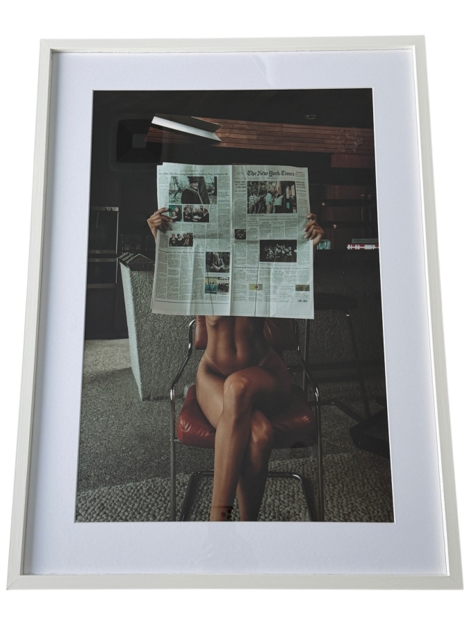 House of Spoils The Daily by Clint Robert Framed 24 X 33.5 Retails $485 [Photo 2]