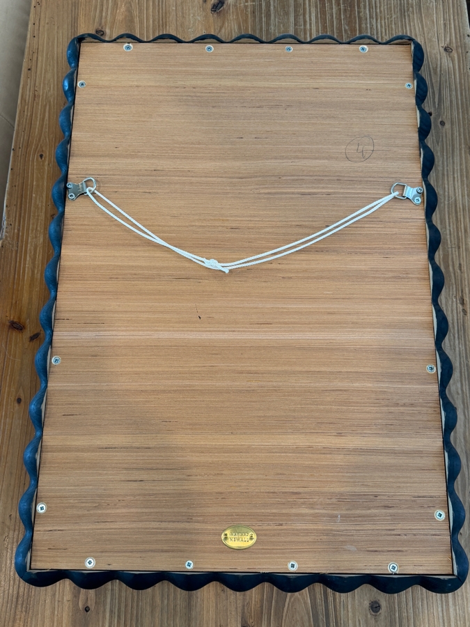 Ebony Bob Mirror by Craftsman Alfred Newall 16' X 23.5' Retails $1,100 [Photo 3]