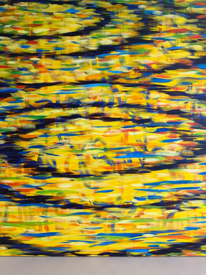 Gerrit Greve (1948-2024, Cardiff by the Sea, CA) Original Acrylic Painting On Canvas Titled 'I Wish I Were Close To You' Signed Lower Left and Verso 2005 48 X 60 Estimate $2,900 - $3,600 [Photo 3]