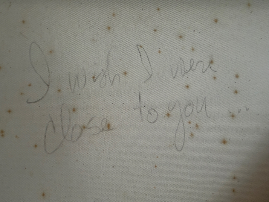 Gerrit Greve (1948-2024, Cardiff by the Sea, CA) Original Acrylic Painting On Canvas Titled 'I Wish I Were Close To You' Signed Lower Left and Verso 2005 48 X 60 Estimate $2,900 - $3,600 [Photo 11]