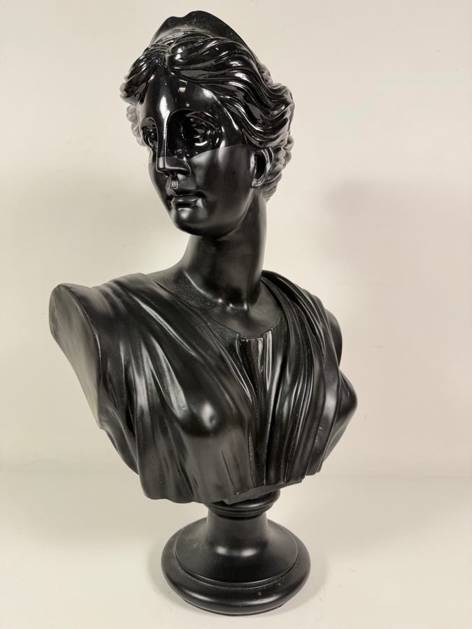 Just Added -  CB2 Judy Black Bust Resin Sculpture 12.5W X 19.5H [Photo 2]