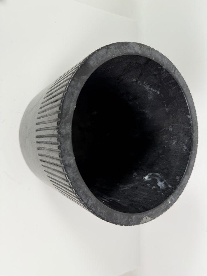 Just Added -  Ceres Stone Vessel - Black Marble 11'H Retails $850 [Photo 4]