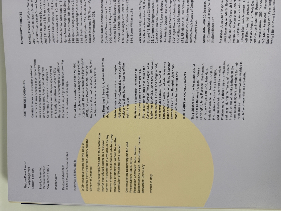 Just Added - Hardcover Book By Design: The World's Best Contemporary Interior Designers Published by Phaidon Press Retails $75 [Photo 4]