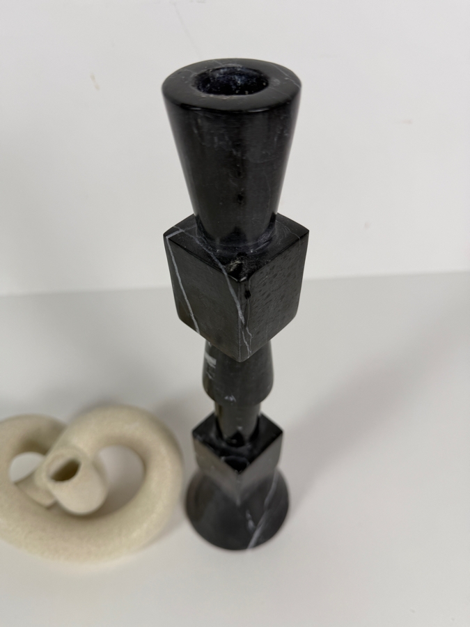 Just Added -  Pair of CB2 Candle Holders 4'H - 12'H [Photo 2]