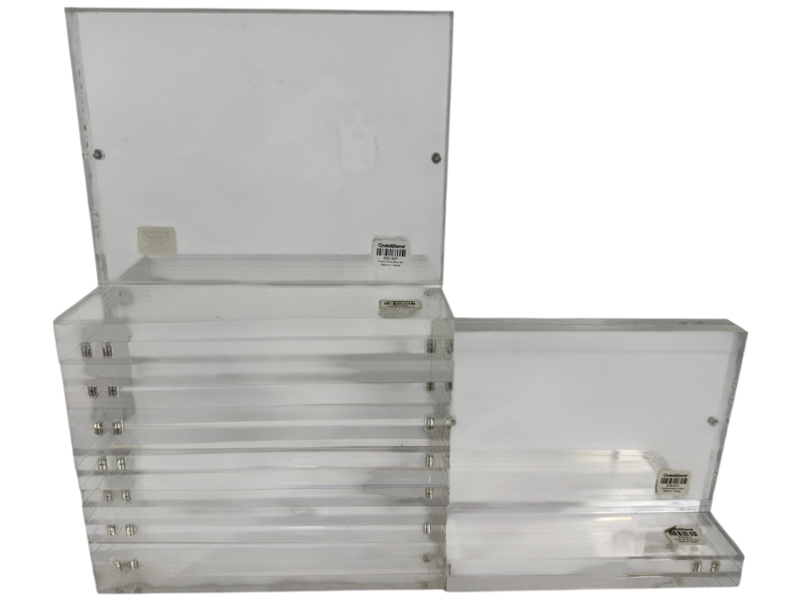 Just Added - (8) Crate & Barrel Acrylic Frame Blocks 5' X 7' and (2) Crate & Barrel Acrylic Frame Blocks 4' X 6'