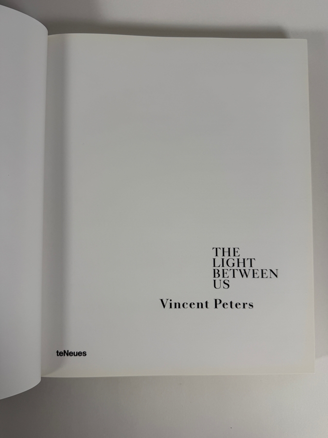 Just Added - Hardcover Fashion Photography Book The Light Between Us - Vincent Peters Published by teNeues Retails $125 [Photo 3]