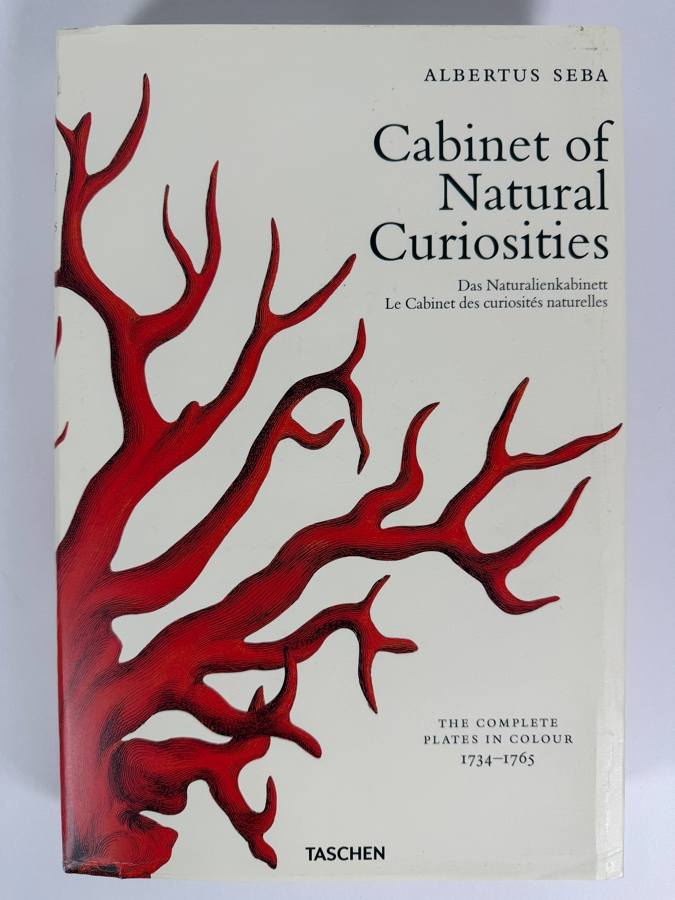 Just Added - Hardcover Book Cabinet of Natural Curiosities - Monumental Reproduction of the 18th-Century Natural History Collection by Amsterdam Pharmacist Albertus Seba Published by Taschen Retails $150 [Photo 2]